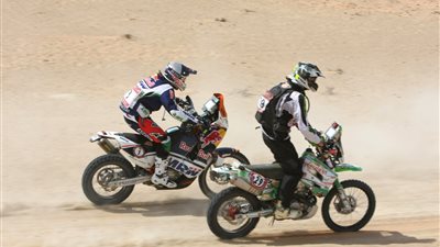 رالي الدراجات البخارية يشارك في احتفالية تعامد الشمس بالأقصر