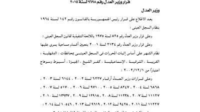 تأجيل ميعاد سريان نظام السجل العيني بمحافظة سوهاج