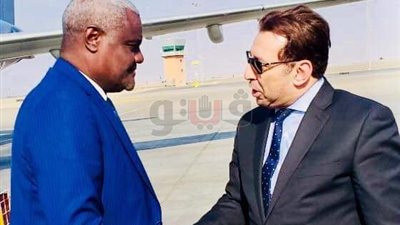 رئيس مفوضية الاتحاد الأفريقي والمدير العام للأمم المتحدة يصلان مطار القاهرة