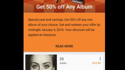 «جوجل بلاي» يطلق حملة تخفيضات 50% على ألبومات الأغاني