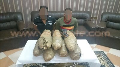 القبض على سائق وعاطل بحوزتهما 20 كيلو بانجو داخل سيارة بطوخ