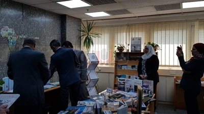 افتتاح معرض الكتاب السابع للعاملين بمركز معلومات مجلس الوزراء