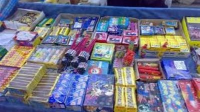 ضبط 240 صاروخ ألعاب نارية مجهولة المصدر بشبرا الخيمة