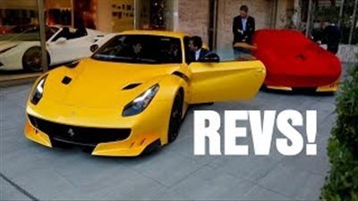 بالفيديو.. «فيراري» تزيح الستار عن «F12tdfs» بعجلات سوداء وفضية