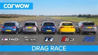 سباق التسارع بين سيارات الهاتشباك (فيديو)