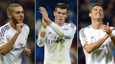 قبل مواجهة اليوم.. ثلاثي ريـال مدريد سجل أهدافًا أكثر من فريق ملقا