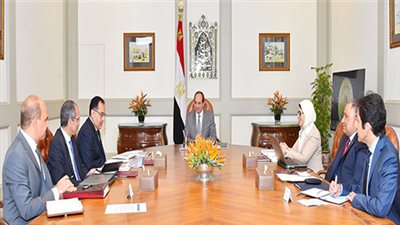 تفاصيل اجتماع السيسي مع الحكومة لمتابعة تطوير منظومة الصحة