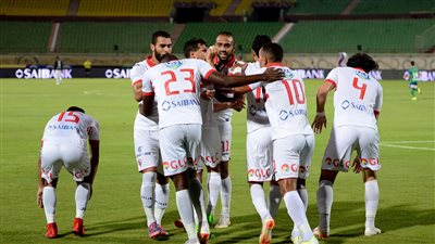 الونش يحرز الهدف الأول للزمالك في شباك المقاولون