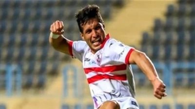 طارق حامد يسجل الهدف الثاني للزمالك في المقاولون