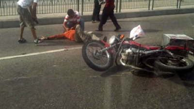 إصابة طفلين بارتجاج في المخ بعد انقلاب دراجة نارية ببورسعيد