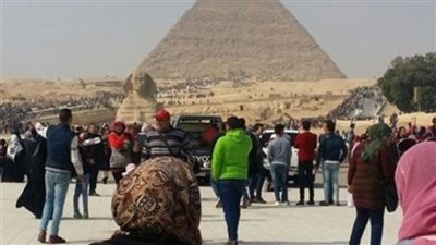 ضبط هاربين من أحكام وبائعا متجولا في حملة أمنية بالمنطقة الأثرية بالهرم