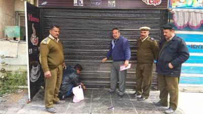 غلق وتشميع 7 كافتيريات ومقهى غير مرخصة بالشرقية (صور)