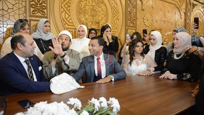 «شوبير والعتال» على رأس حضور عقد قران نجلة أحمد سليمان