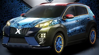 بالصور.. «كيا X-Car» بطرازها الجديد الغامض