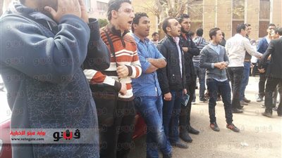 بالصور.. تظاهرات طلاب الإرهابية بجامعة بنها