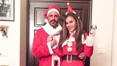 بالفيديو.. نيكول سابا تحتفل بأعياد الميلاد مع زوجها بكليب Christmas Medley
