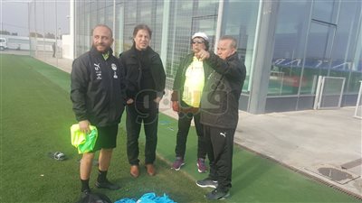 «شيتوس» يستقبل المحترفين في معسكر المنتخب الأوليمبي بإسبانيا (صور)