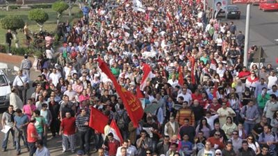 مسيرة تنطلق من مسجد السلام بمدينة نصر للاتحادية
