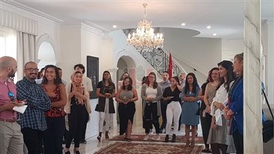 وزيرة الهجرة تلتقي بعض الشباب المصريين المقيمين في ملبورن