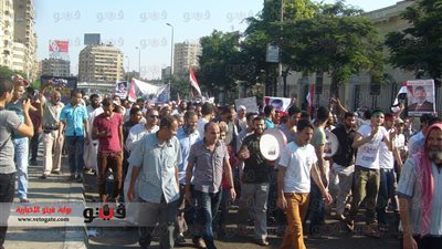 بالفيديو والصور.. آلاف المتظاهرين يحتشدون أمام سيتي ستارز بمدينة نصر