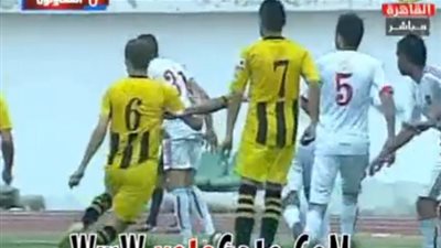 بالفيديو.. محمود عزت يتعادل للمقاولون في مرمى الرجاء