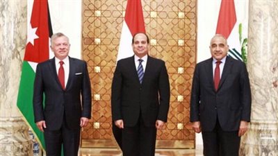 أسماء المشاركين في القمة المصرية العراقية الأردنية