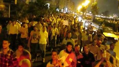 أهالي فليمنج وسيدي بشر يفرقون مسيرتين لـ