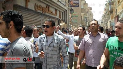 إطلاق نار صوب المتظاهرين بمدينة طوخ من قبل مجهولين