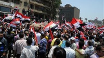 مسيرة الوراق تصل ميدان التحرير