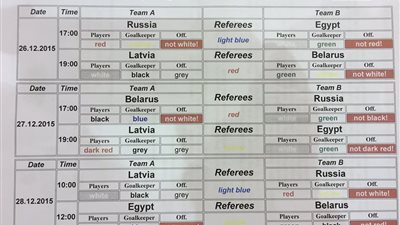 جدول مباريات منتخب «اليد» في دورة لاتفيا الودية