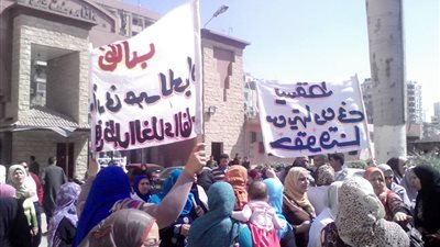 إضراب العاملين بمستشفى المنشاوي العام في الغربية