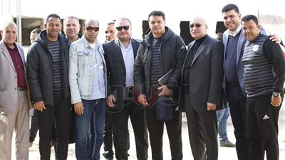 مجلس «المصري» يتابع مران الفريق استعدادا للمقاولون العرب (صور)