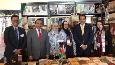 قنصل فلسطين يفتتح الجناح الثقافي بمعرض الكتاب في الإسكندرية (صور)
