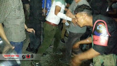 بالصور.. إصابة جنود الأمن المركزى في أحداث أسيوط