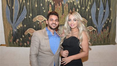 أول ظهور لمحمد رشاد ومي حلمي بعد زفافهما بأيام بإحدى المناسبات الخاصة (صور)