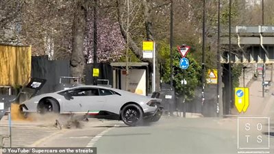 رجل يستعرض سيارته الفخمة ففقدها في لحظات (فيديو وصور)