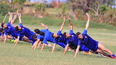 تدريبات خططية وتقسيمة قوية في مران الأهلي