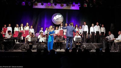 «تالنت كيدز» تبدع بأغانيها في ساقية الصاوي (صور)