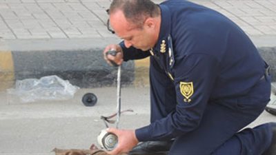 تفكيك عبوة ناسفة بمنطقة غرناطة في العريش