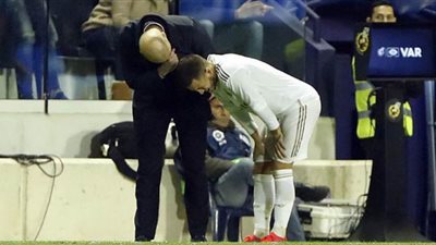 ريال مدريد يخسر خدمات هازارد شهرين