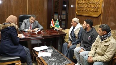 بحث توصيل الصرف الصحي لقرية على نفقة الأهالي بالمنوفية