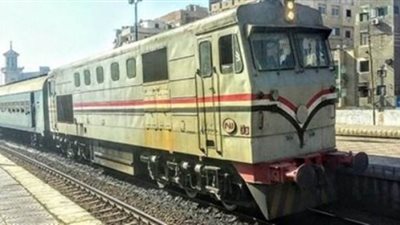 إصابة شخصين سقطا من قطار بالبحيرة