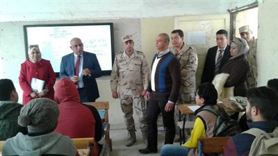 افتتاح مدرسة 6 أكتوبر الثانوية بنين العسكرية | صور