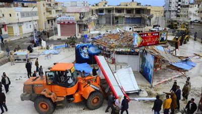 تنفيذ٣٠ قرار إزالة خلال الموجة الـ١٥ لحماية أراضي الدولة بكفر الشيخ