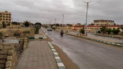 سقوط أمطار على عدد من المناطق بالوادى الجديد | صور