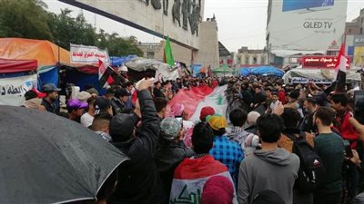 احتجاجات مليونية في بغداد ضد الحكومة الجديدة | صور