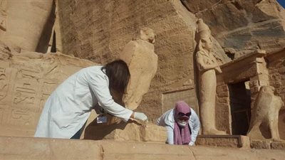 السياحة والآثار: الانتهاء من ترميم وتطوير معبدي أبو سمبل بأسوان