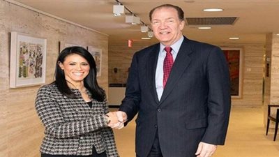 رانيا المشاط تبحث مع رئيس البنك الدولي مستقبل الشراكة الاستراتيجية