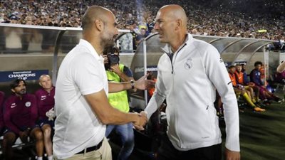 زيدان قبل لقاء مانشستر سيتي: جوارديولا أفضل مدرب في العالم