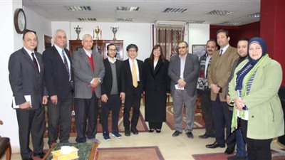 جامعة بنها تستقبل وفد من اليابان